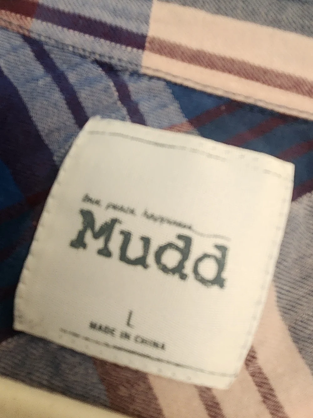 Mudd lightweight plaid